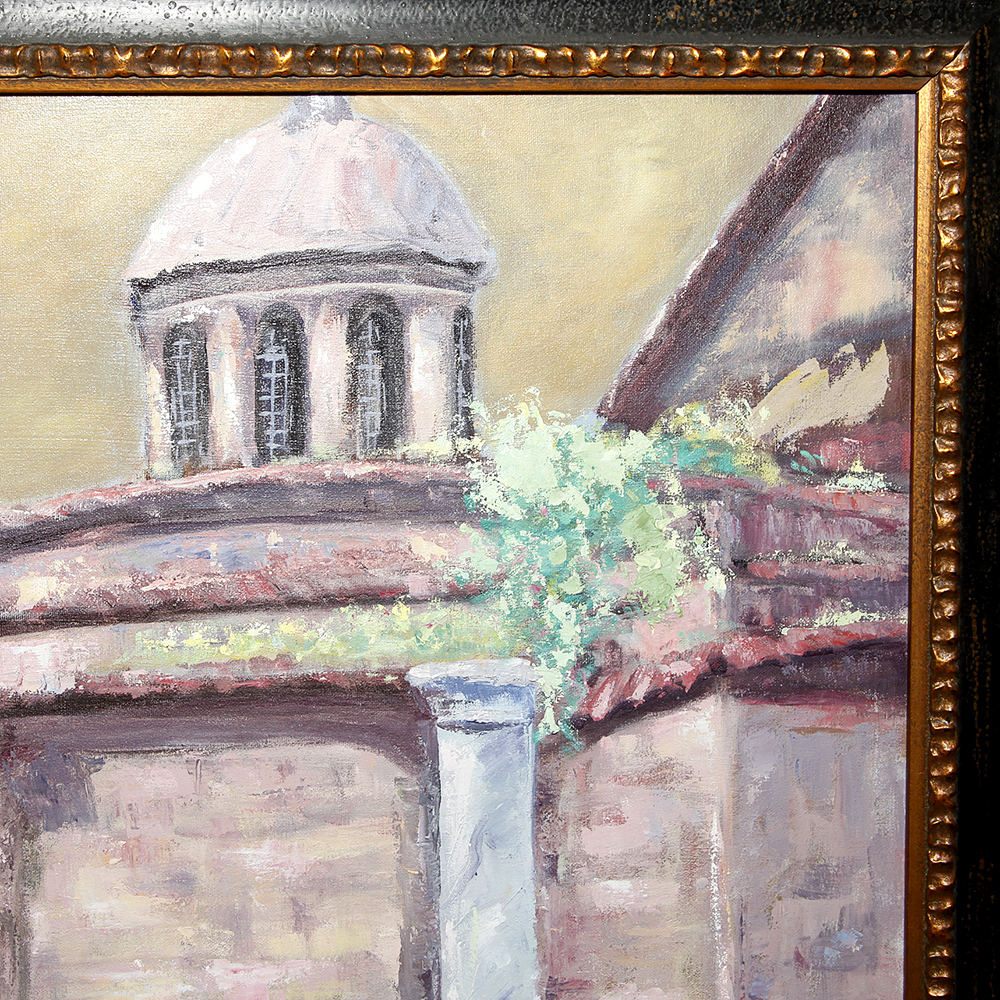Soo Cha Griffith Original Oil "Roman Decline"