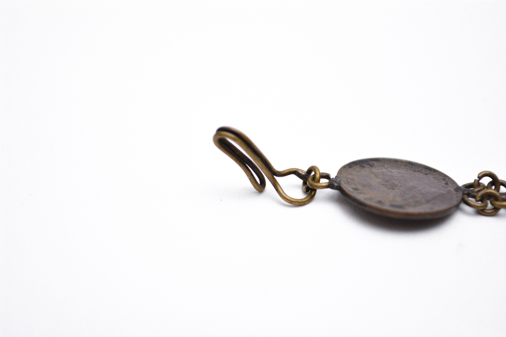 Vintage British India Coin Bracelet