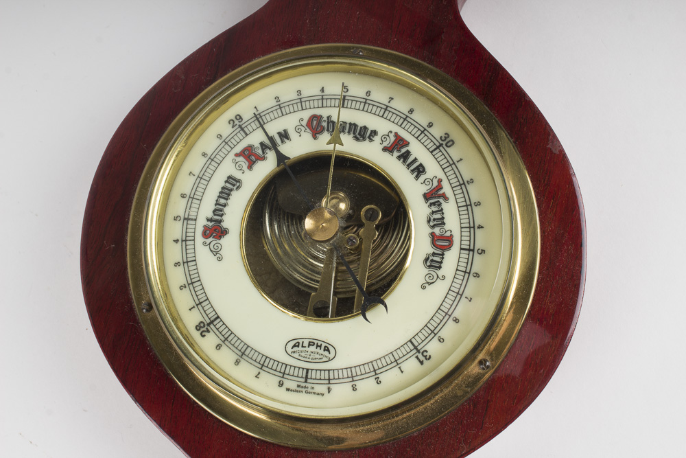 Vintage West German Alpha Precision Instruments Barometer/Thermometer
