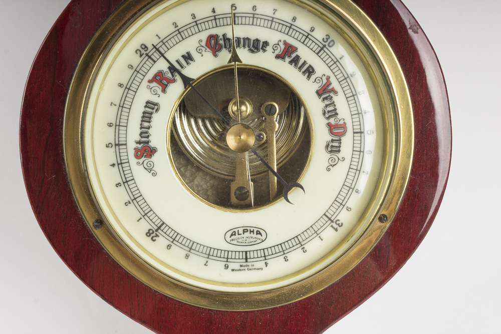 Vintage West German Alpha Precision Instruments Barometer/Thermometer