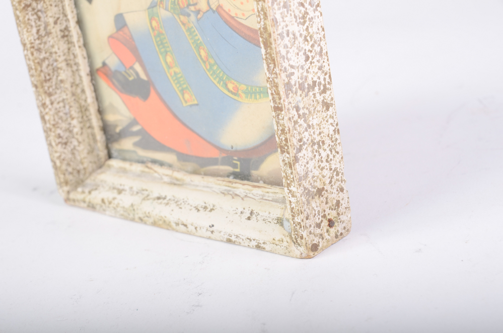 Vintage German Folk Dancer Lithograph