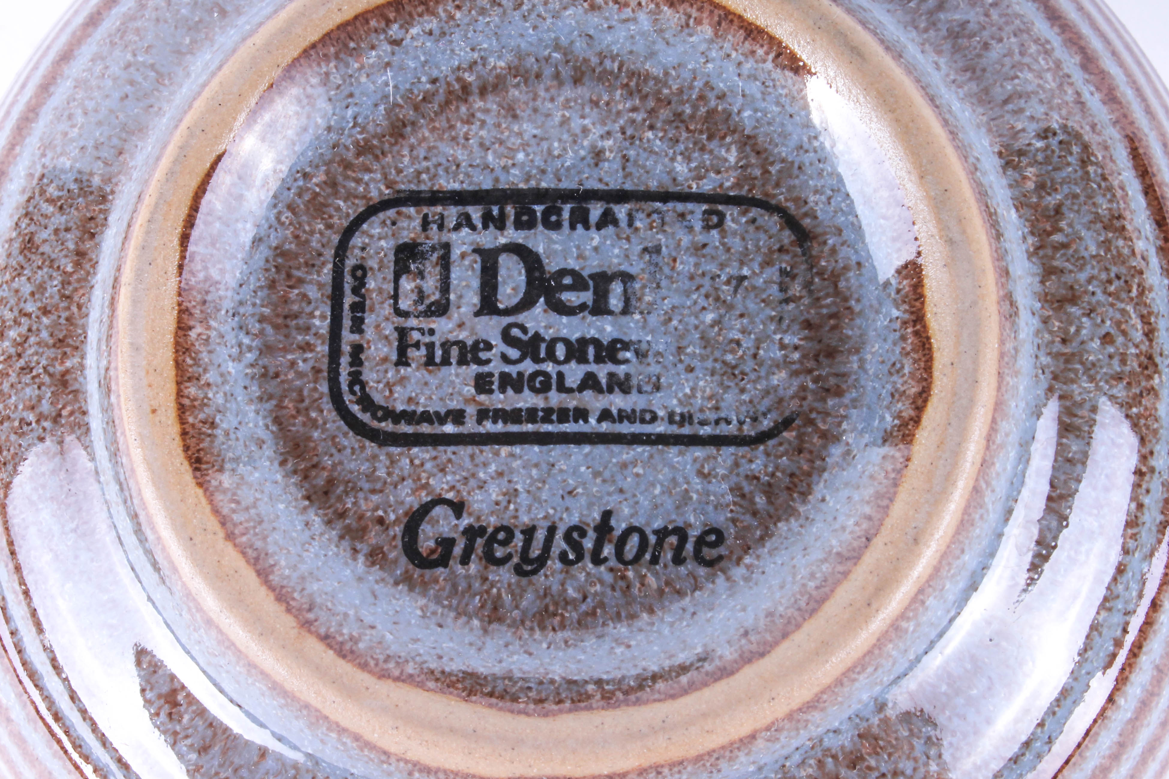 Set of Denby "Greystone" Cups and Mugs