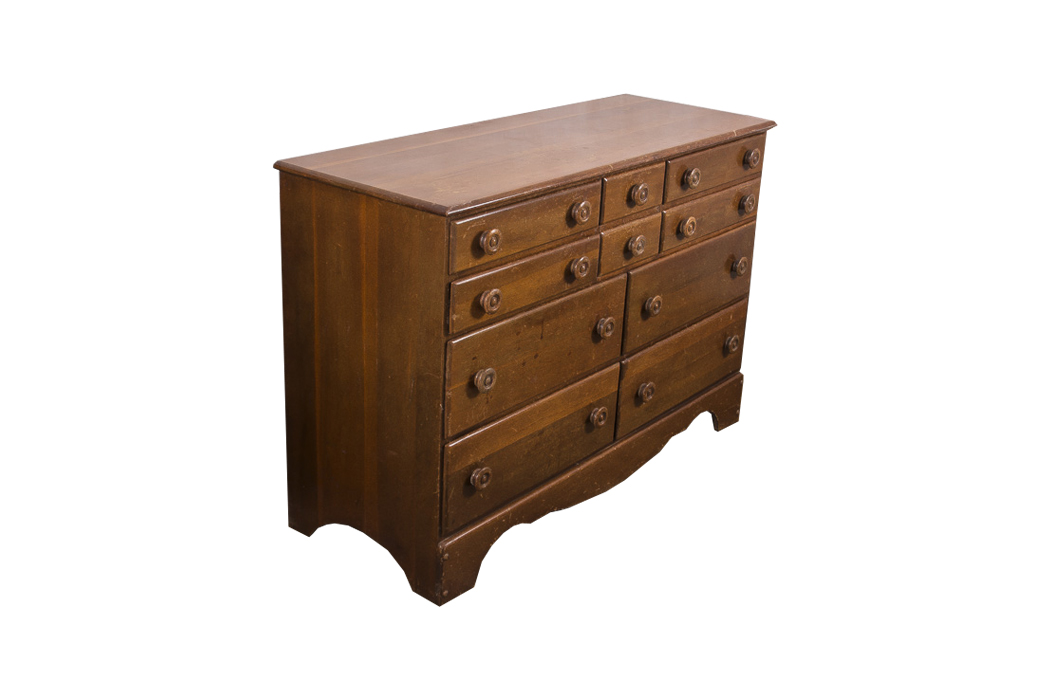 Cherry Wood Chest of Drawers By Crawford Furniture