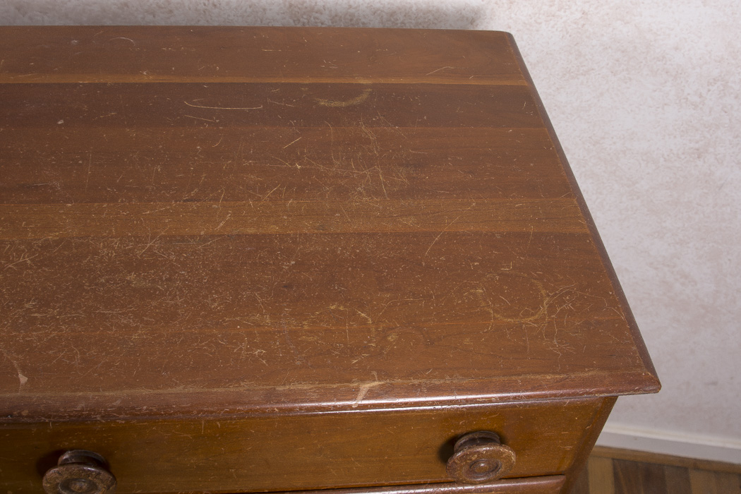 Cherry Wood Chest of Drawers By Crawford Furniture