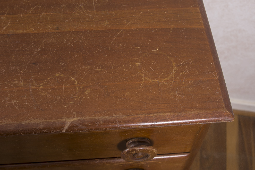 Cherry Wood Chest of Drawers By Crawford Furniture