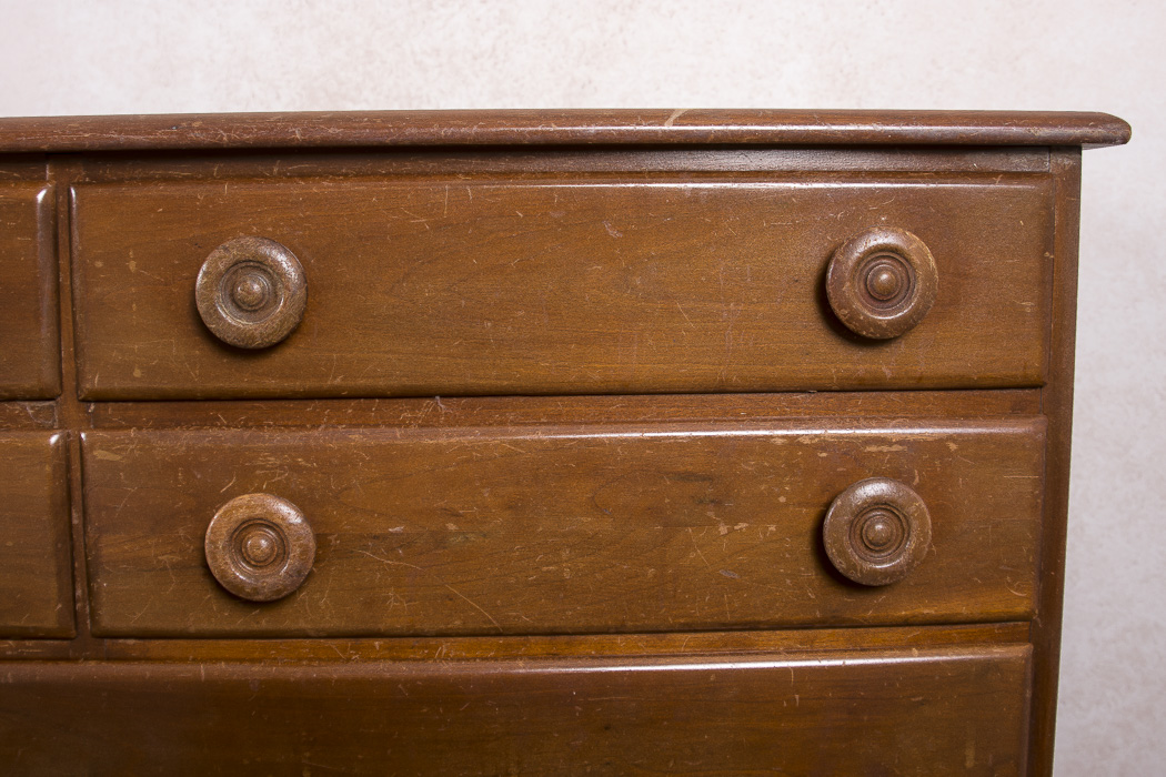 Cherry Wood Chest of Drawers By Crawford Furniture
