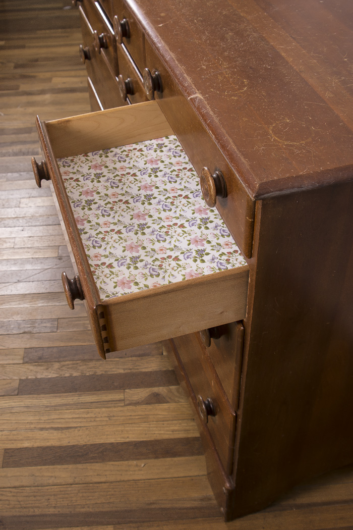 Cherry Wood Chest of Drawers By Crawford Furniture