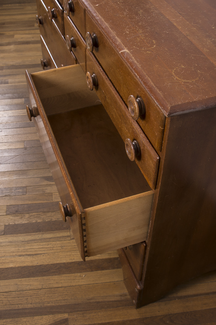 Cherry Wood Chest of Drawers By Crawford Furniture