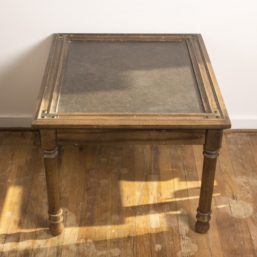 Square Wood Accent Table