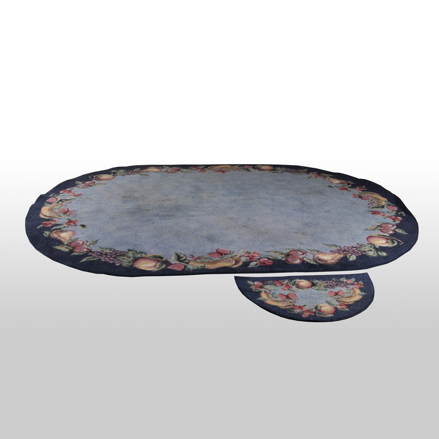 Fruit-Themed Area Rug and Mat