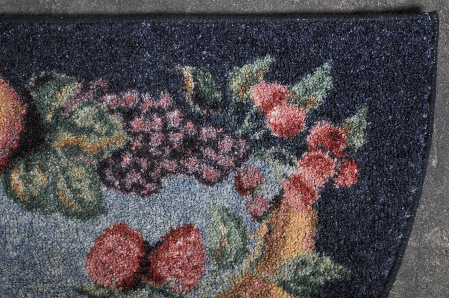 Fruit-Themed Area Rug and Mat