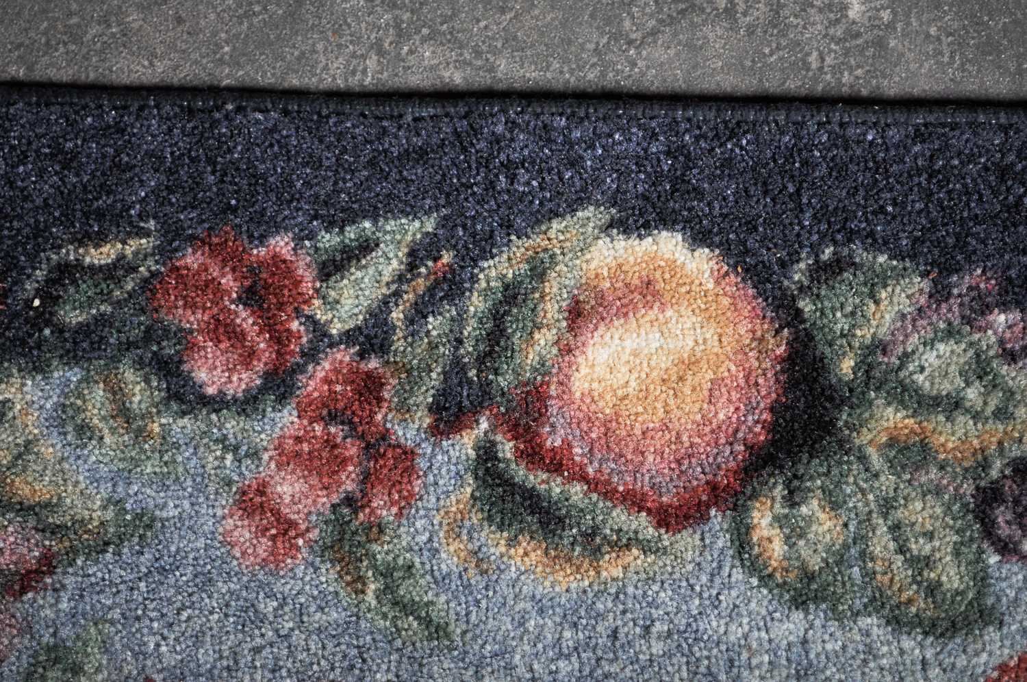 Fruit-Themed Area Rug and Mat