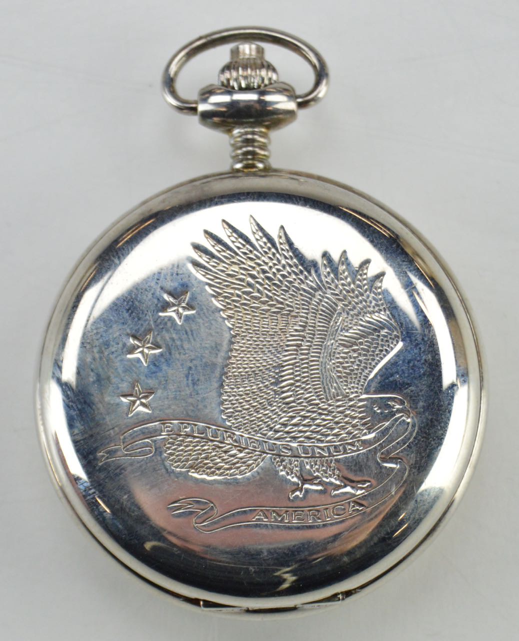 1889 Morgan Silver Dollar Pocket Watch from the American Historic Society