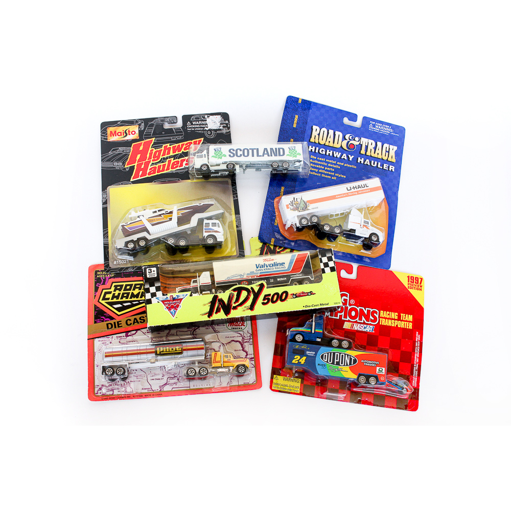Collection of Die Cast 18-Wheeler Trucks