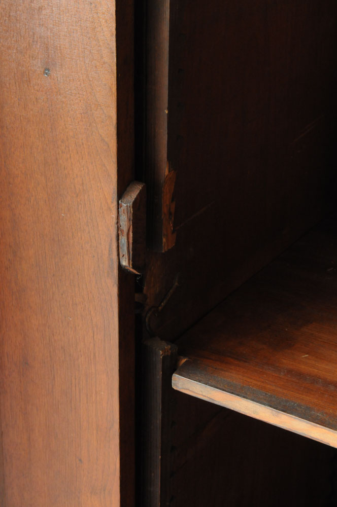 Vintage Early American Style Walnut Armoire