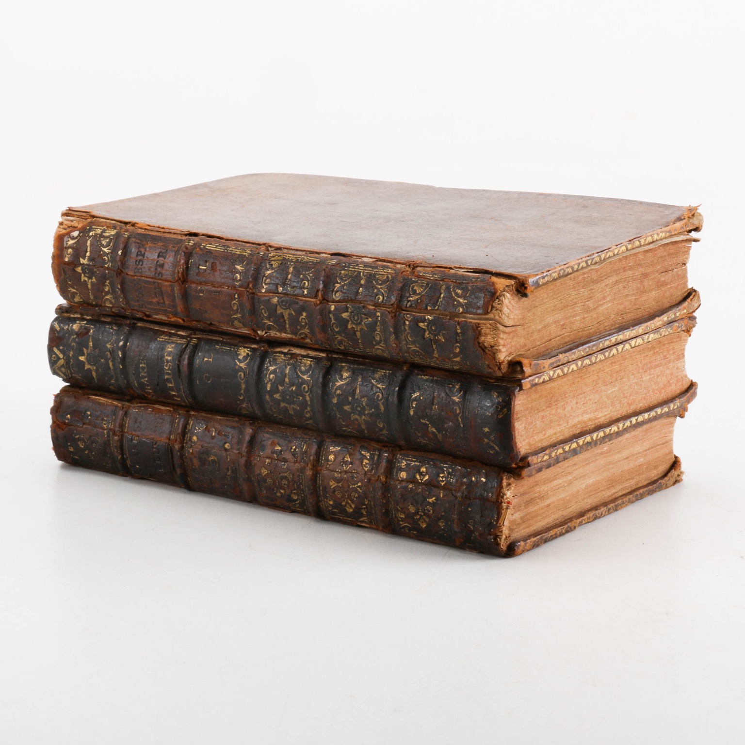 1753-54 First Editions of "Shakespear Illustrated" in Three Volumes by Charlotte Lennox