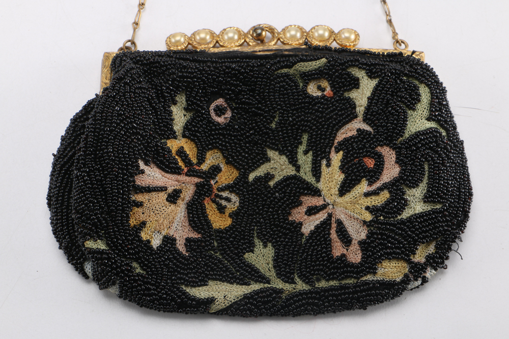 Vintage Handbags Including Longchamps and Whiting & Davis