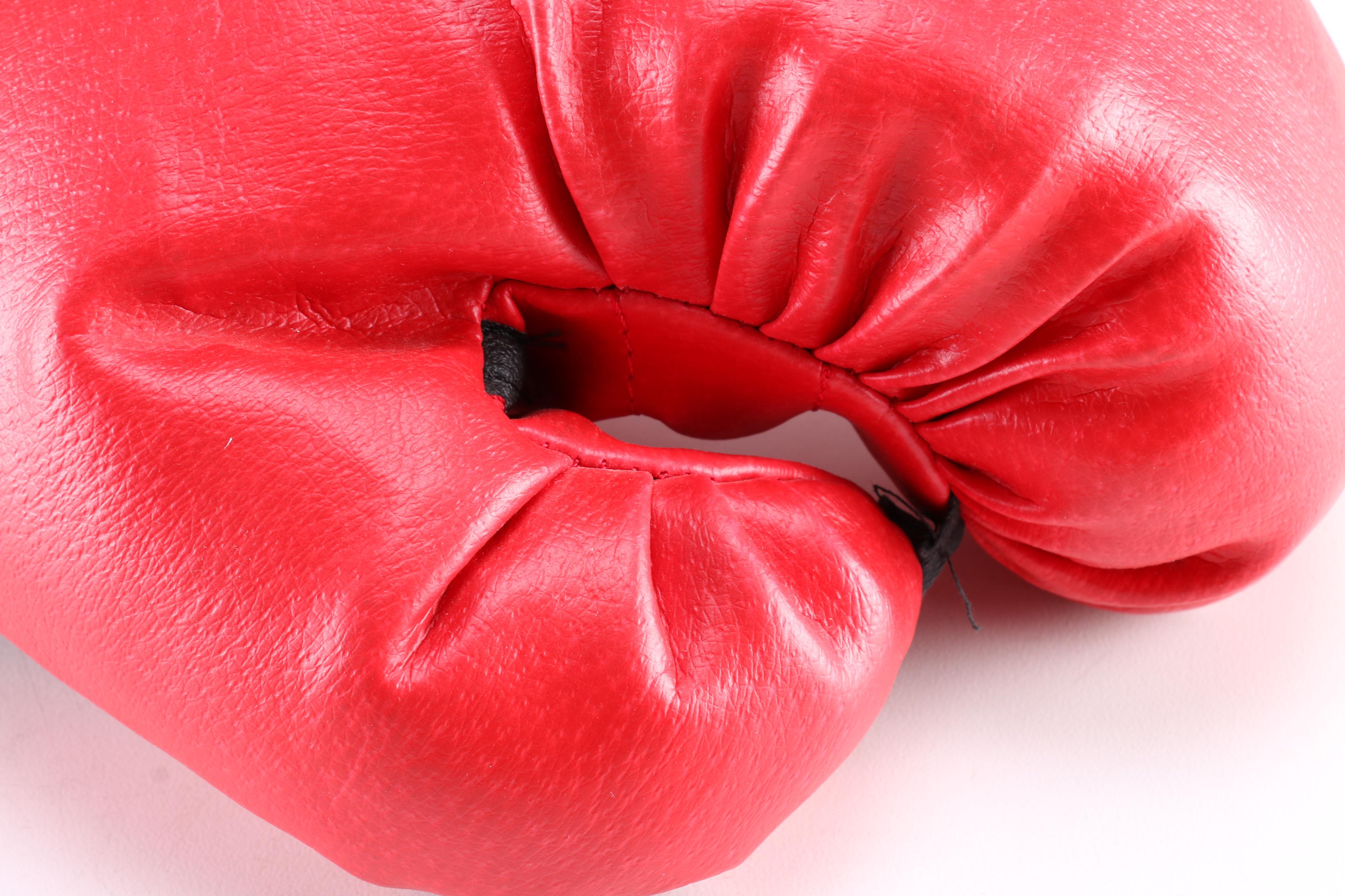 Gene Fullmer and Carmen Basilio Autographed Boxing Glove