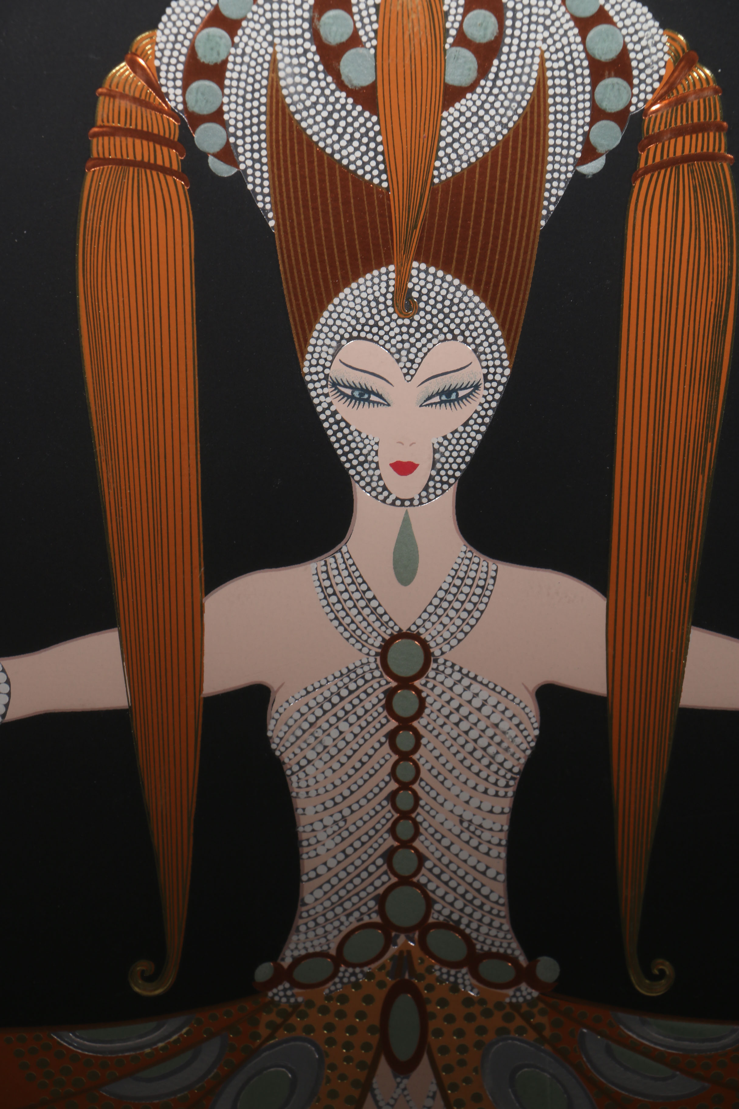 Erté 1987 Limited Edition Serigraph "Hindu Princess"