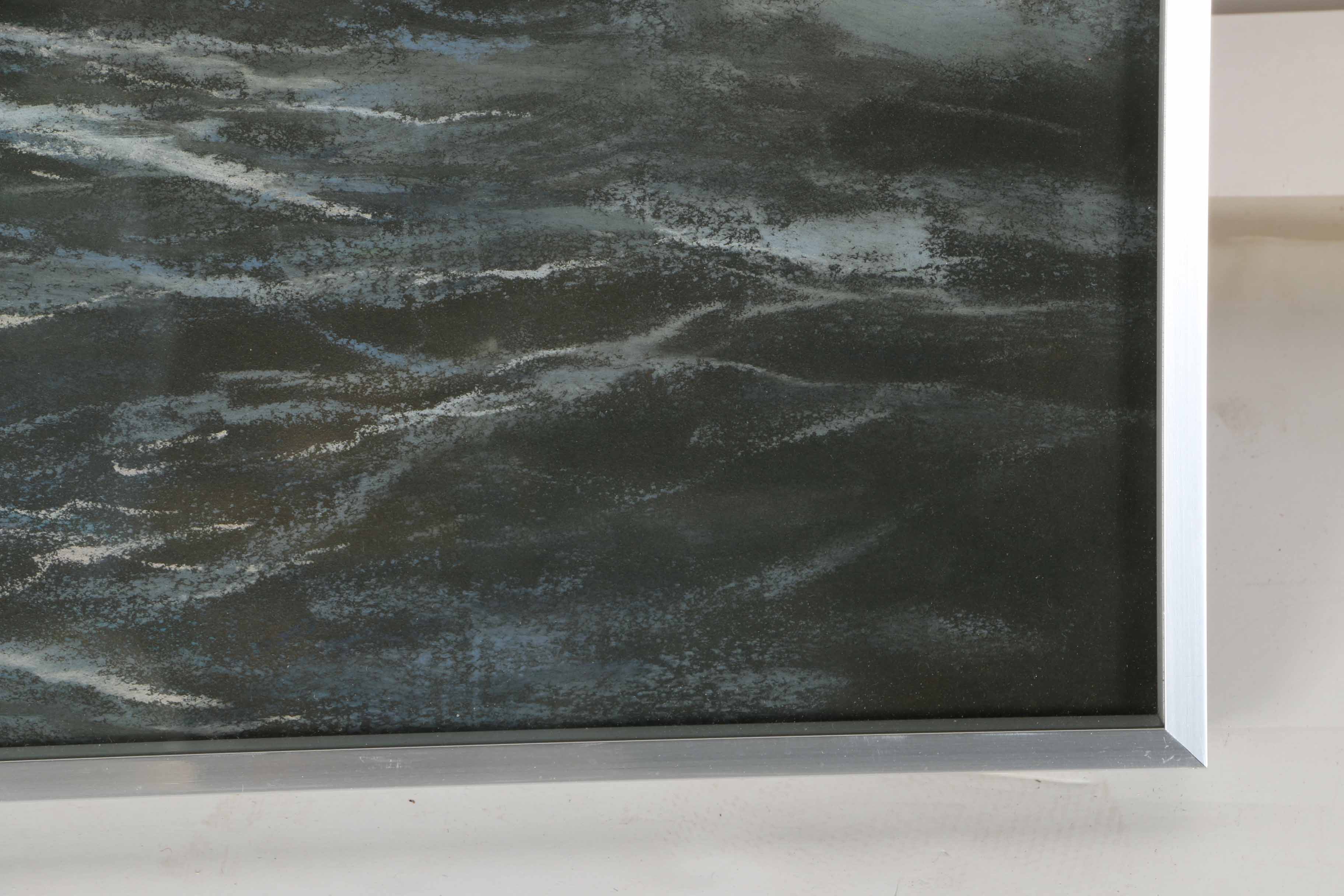 Original H. Maylath Pastel Seascape Drawing