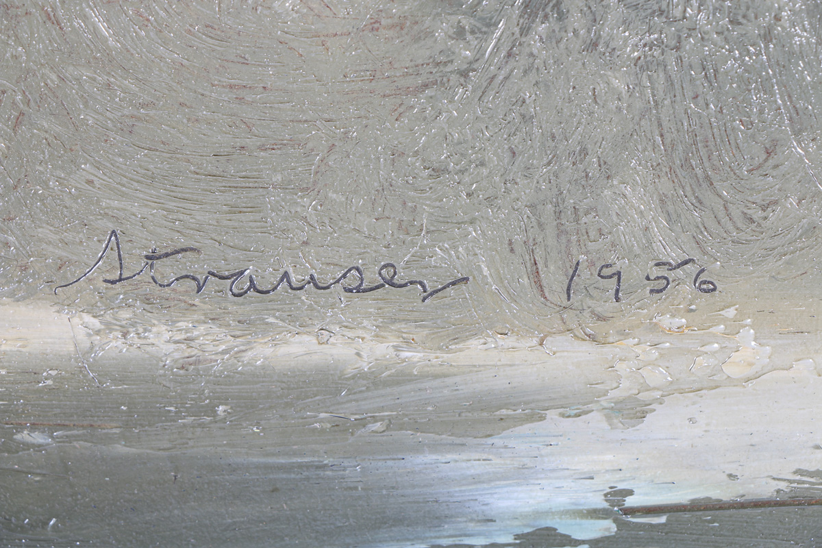 Original Sterling Strauser Oil Painting