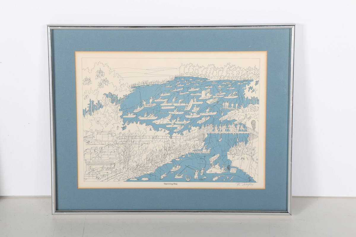 Pair of Bruce Johnson Signed Reproduction Prints