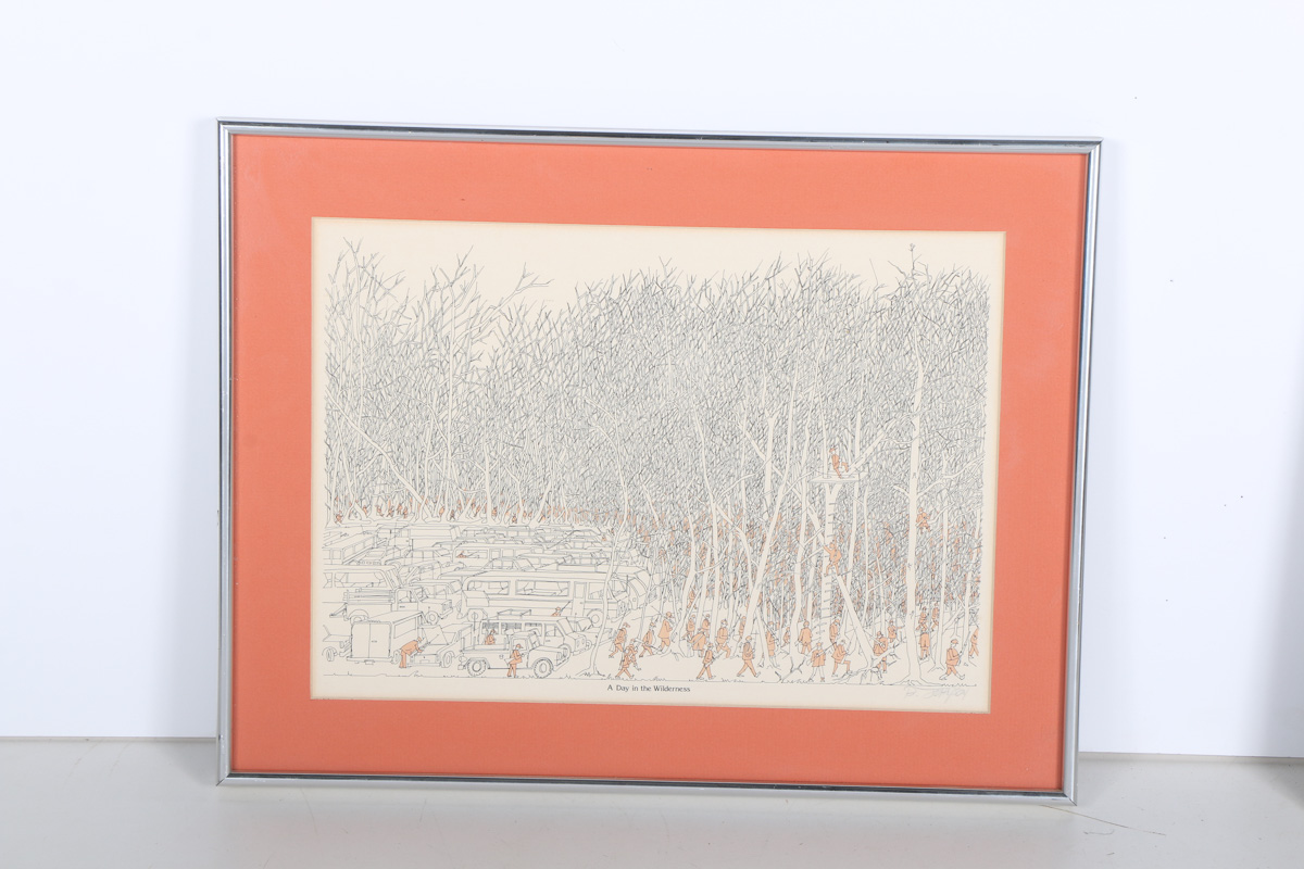 Pair of Bruce Johnson Signed Reproduction Prints