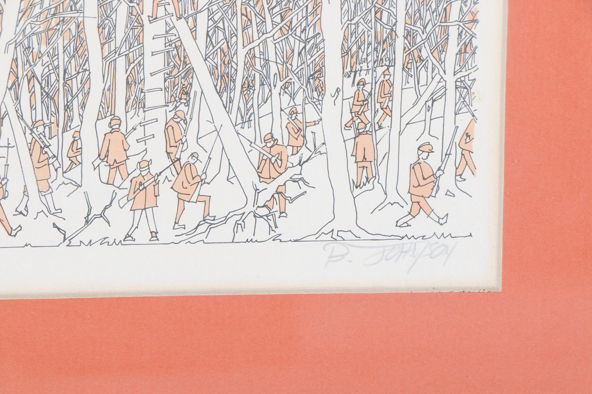 Pair of Bruce Johnson Signed Reproduction Prints