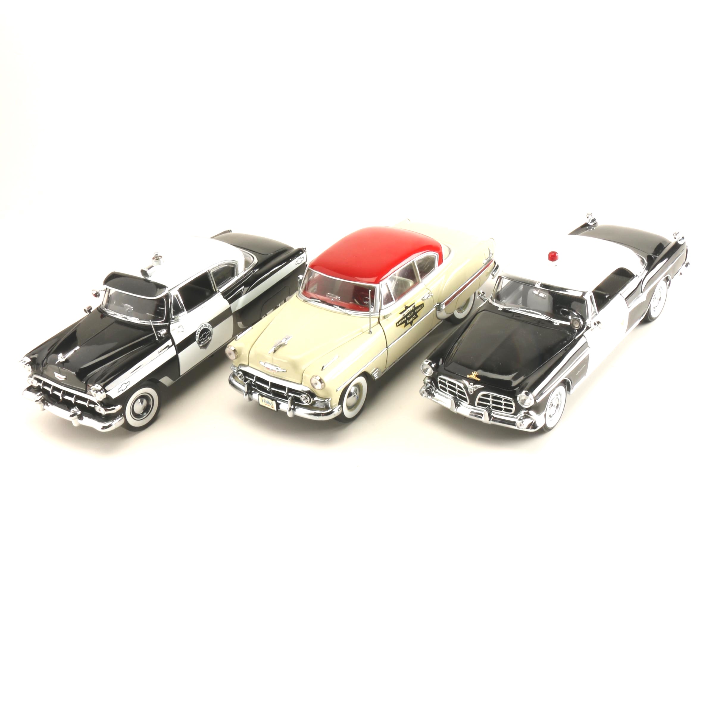 Die-Cast 1950s Police Cars