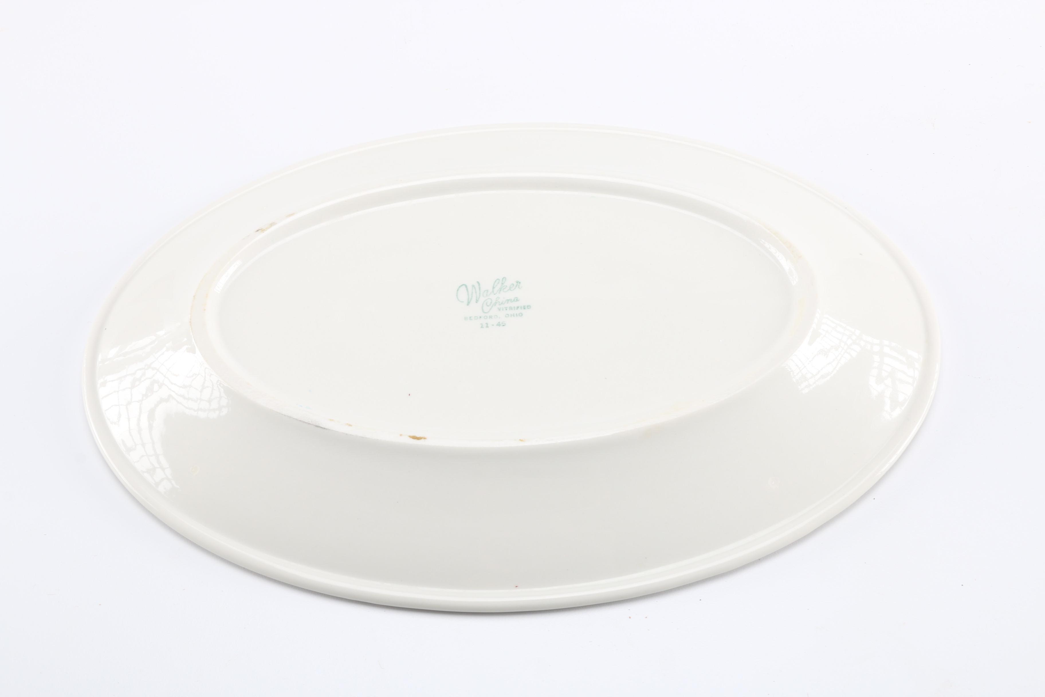 Late 1940s to Early 1950 Walker China Dishes