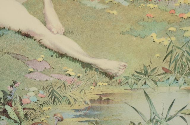 Frank Frazetta Signed 1970 Limited Edition Offset Lithograph "Golden Girl"