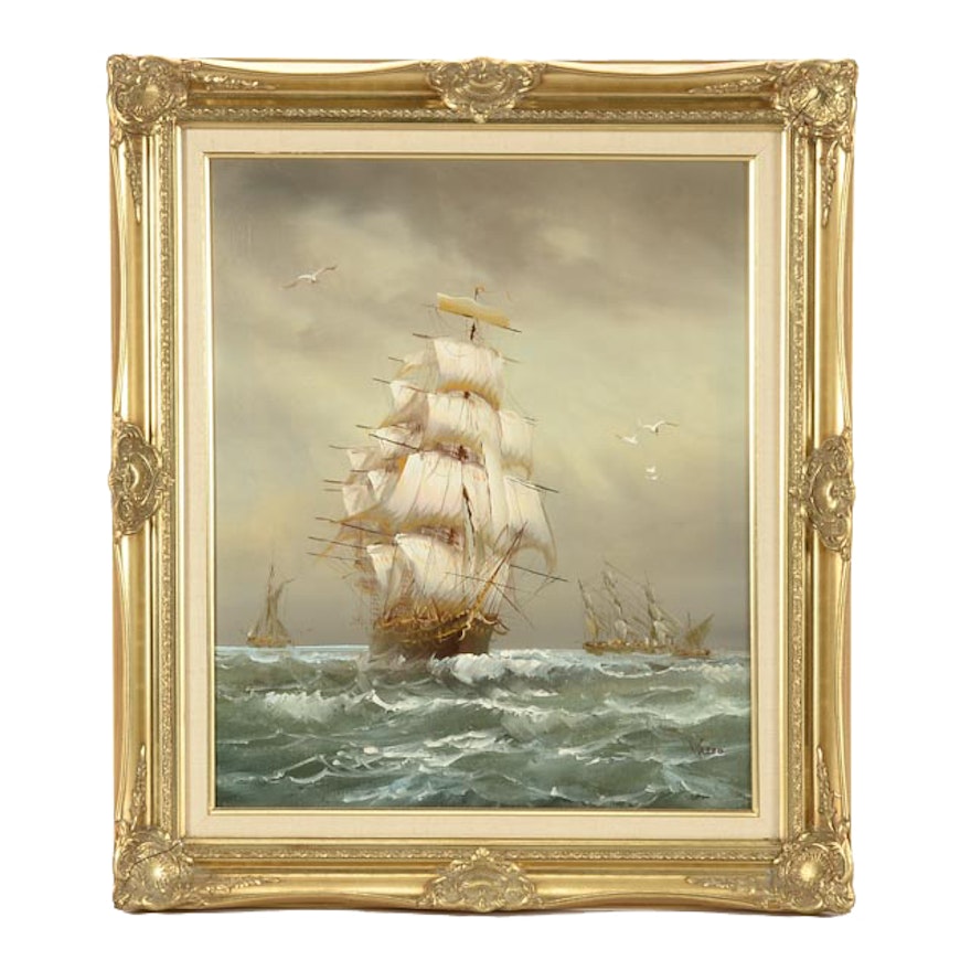 Vaseo Vintage Oil Painting on Canvas