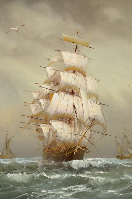 Vaseo Vintage Oil Painting on Canvas