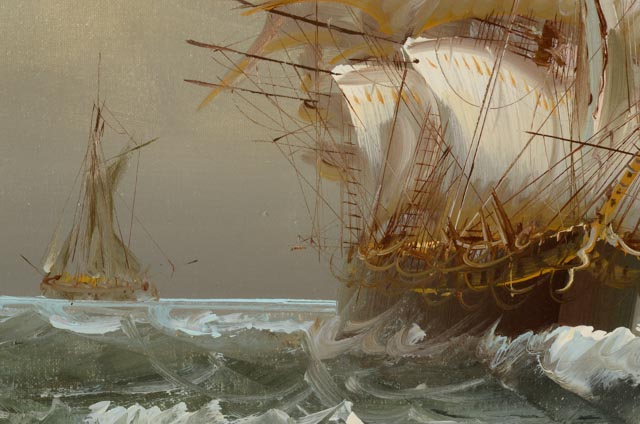 Vaseo Vintage Oil Painting on Canvas