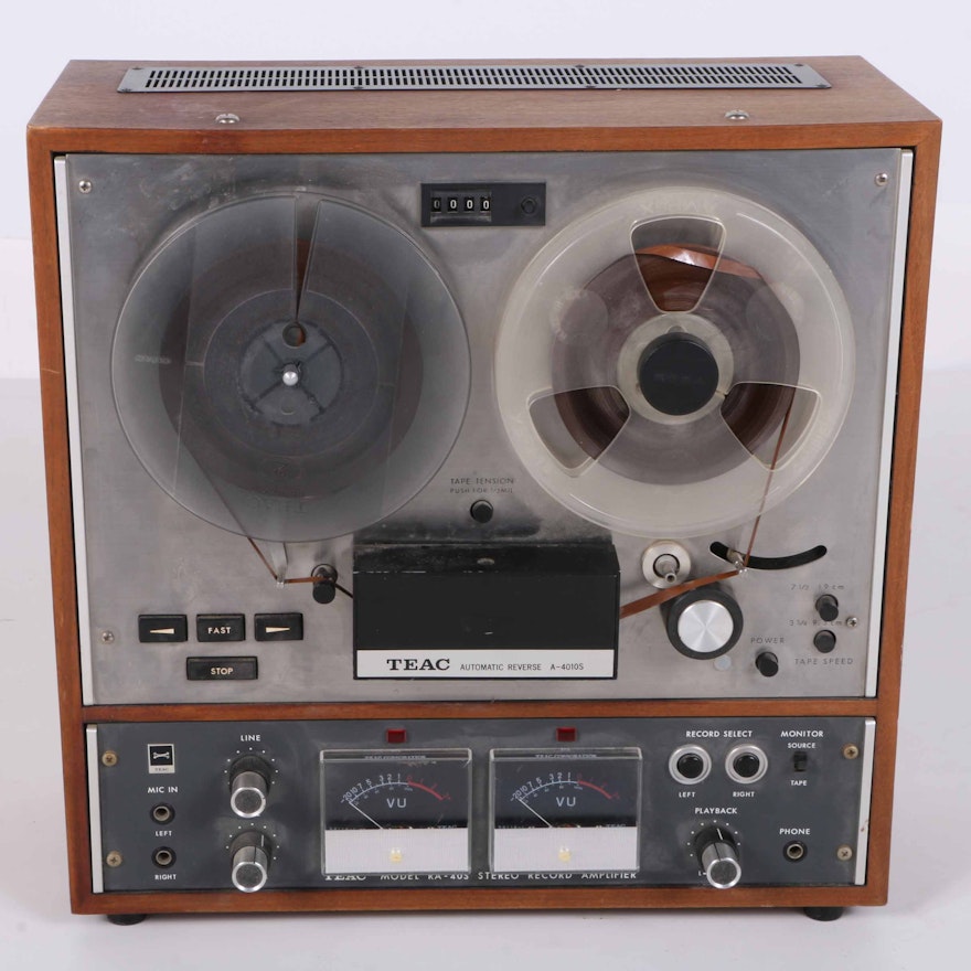 1960s TEAC A-4010S Reel-to-Reel Tape Deck