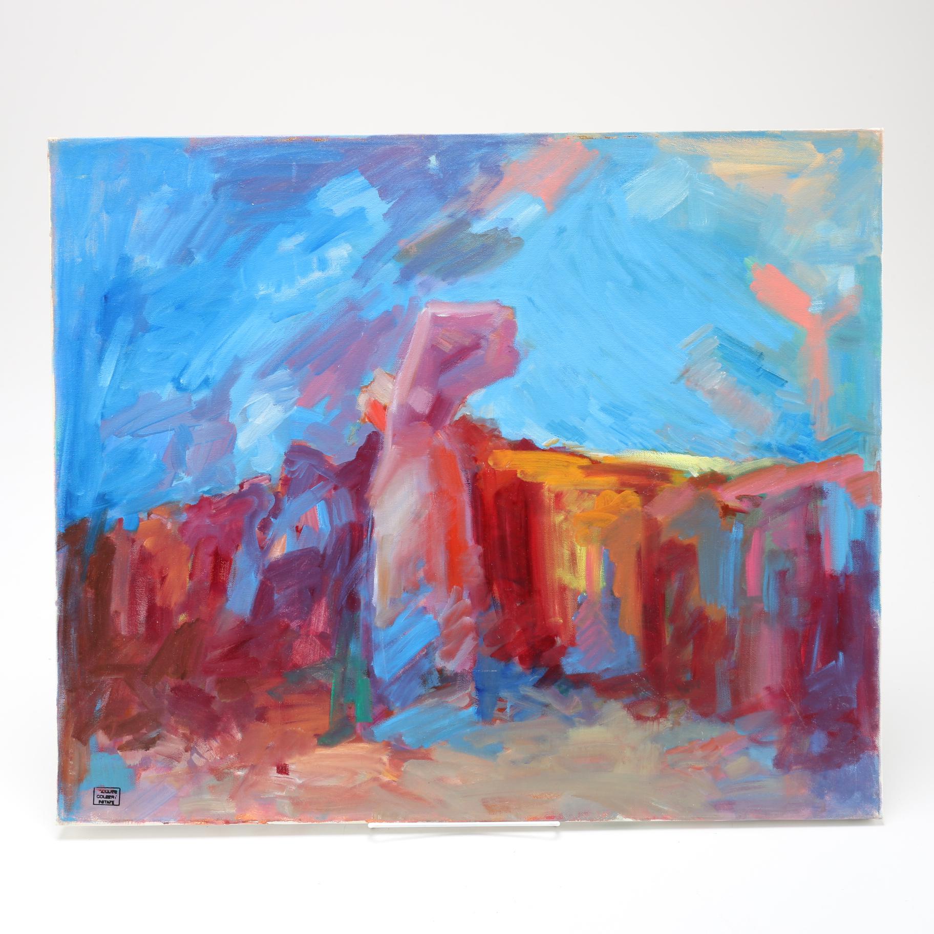 Jacques Colbert Estate Oil on Canvas