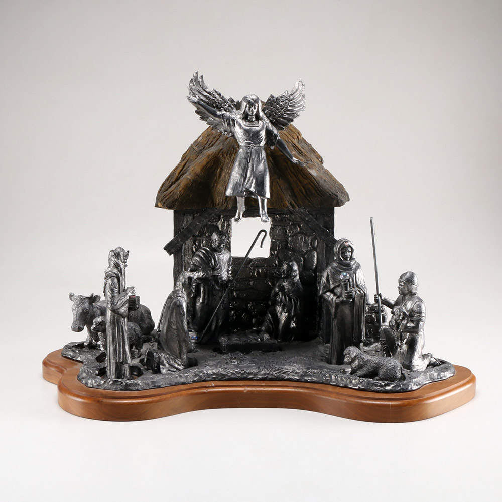 Pewter Nativity Set