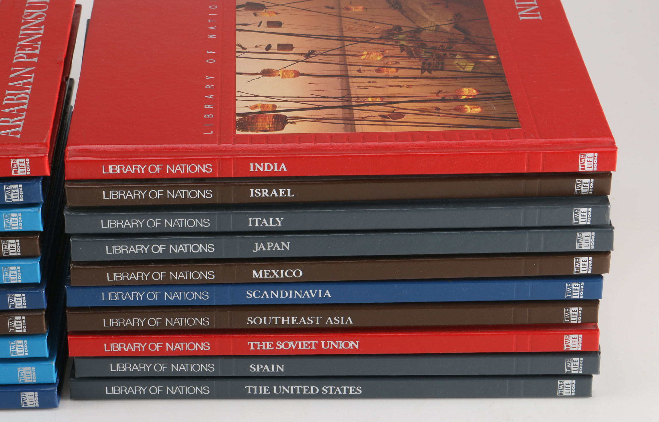 Twenty-Volume "Library of Nations" Book Set