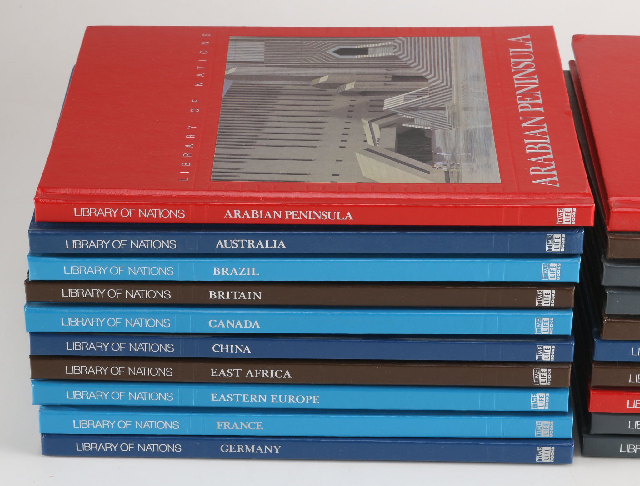 Twenty-Volume "Library of Nations" Book Set