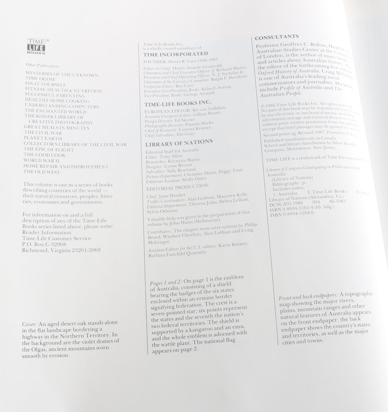 Twenty-Volume "Library of Nations" Book Set