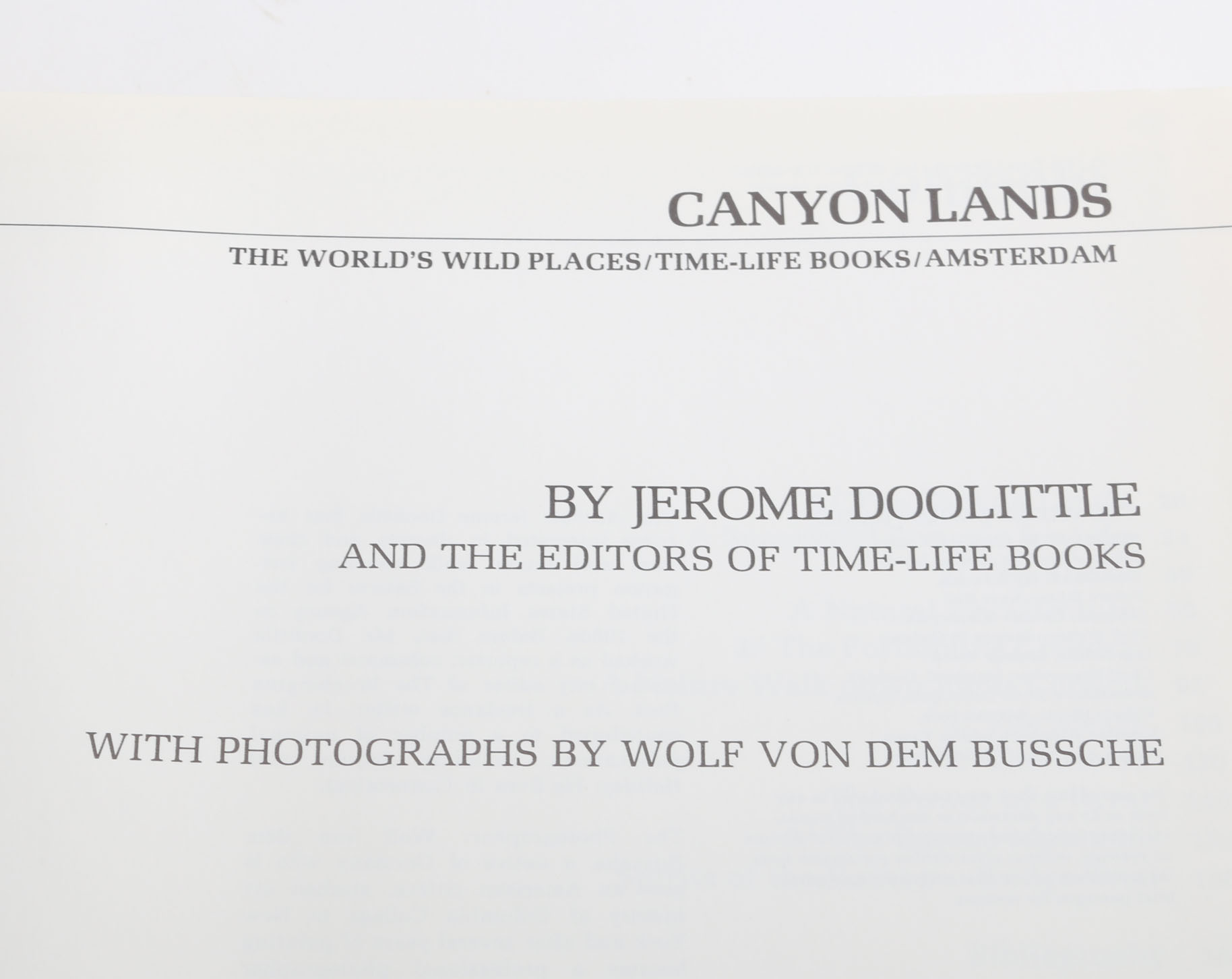 Collection of Time-Life "The World's Wild Places" Books