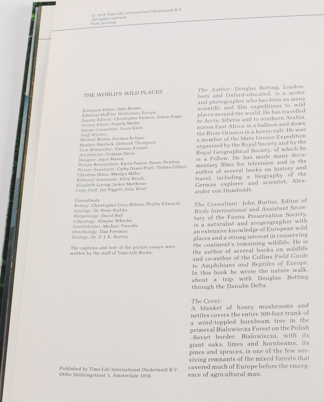 Collection of Time-Life "The World's Wild Places" Books