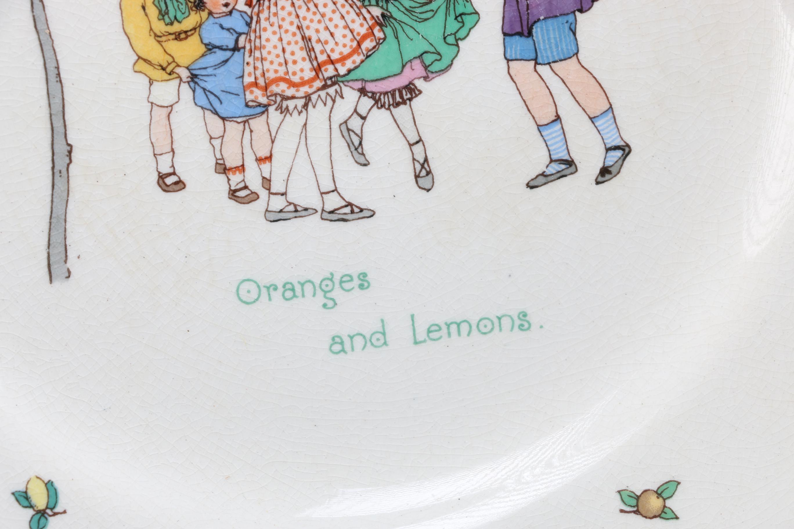 Antique Royal Doulton Nursery Rhyme China Plate Collection