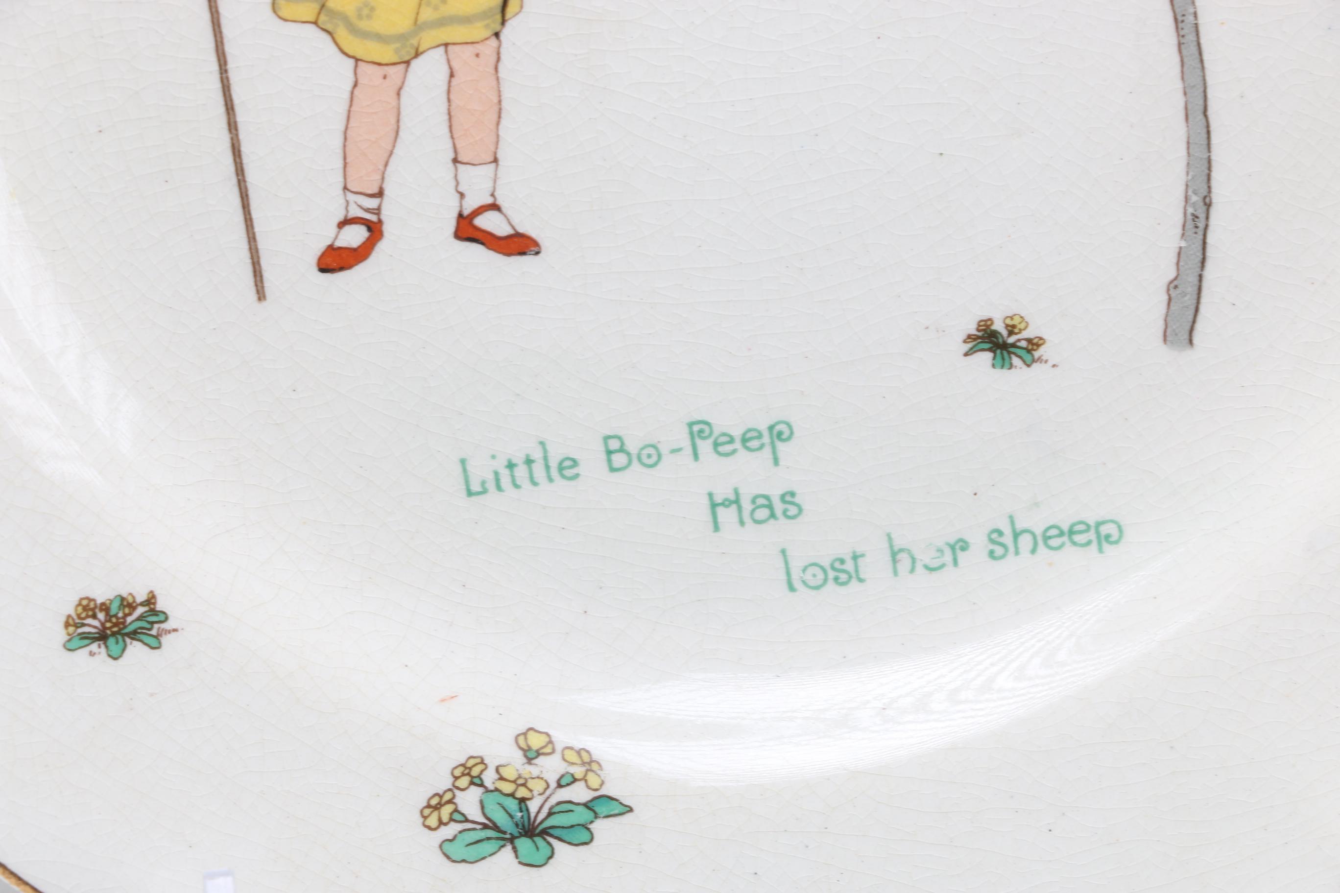 Antique Royal Doulton Nursery Rhyme China Plate Collection