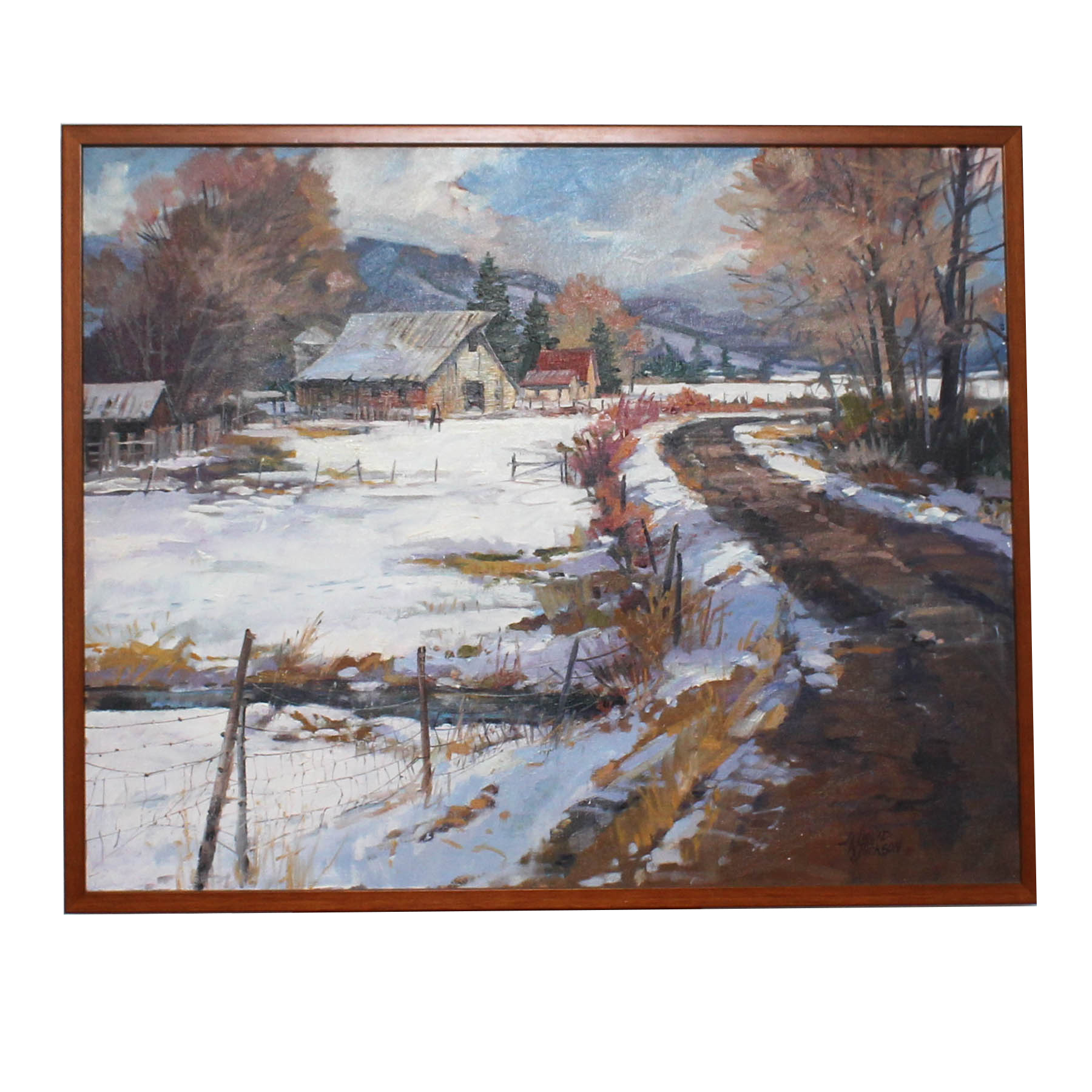 David W. Jackson Original Oil Painting on Canvas