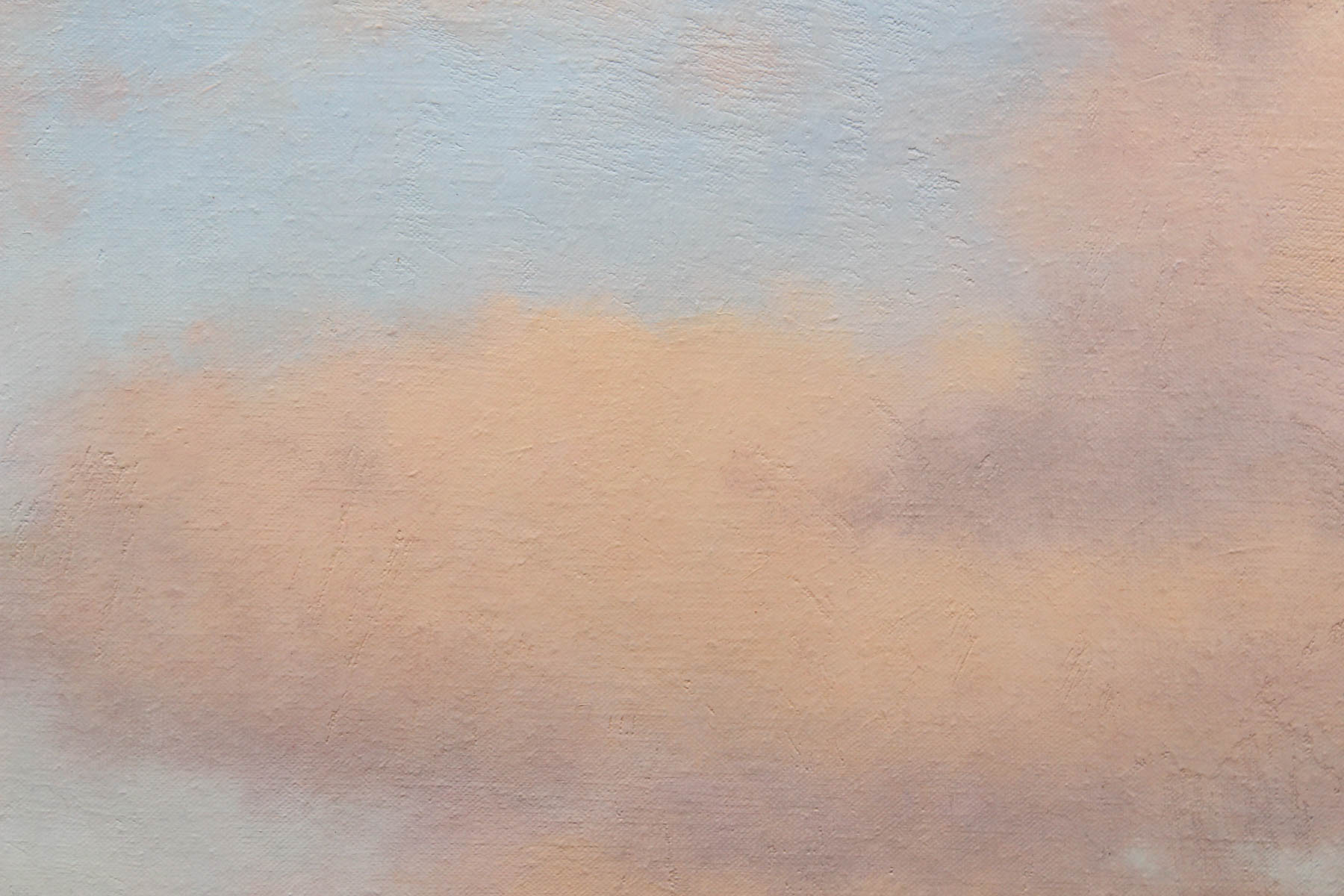 Doug Sievers "Evening Sky" Original Oil Painting On Linen Canvas