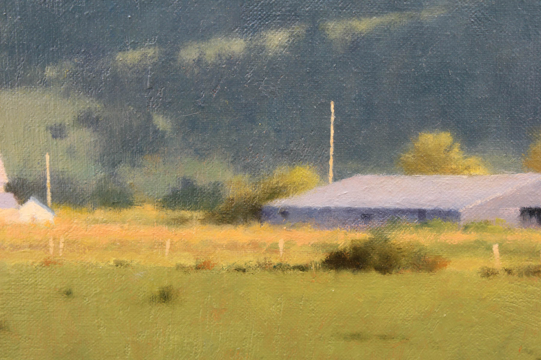 Doug Sievers "Evening Sky" Original Oil Painting On Linen Canvas