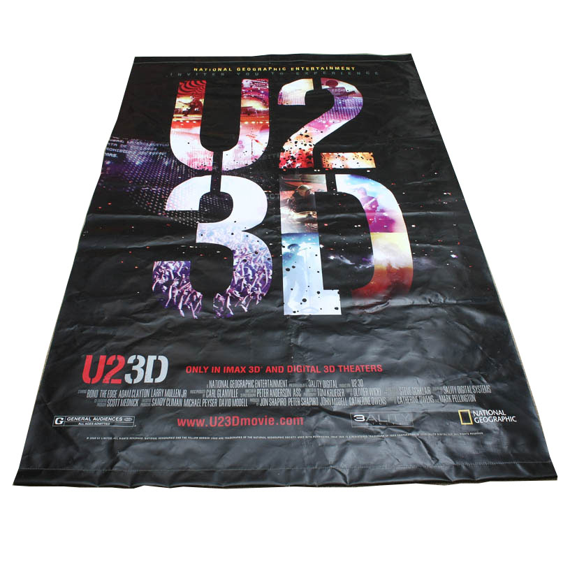 Oversize U2 3D Movie Poster