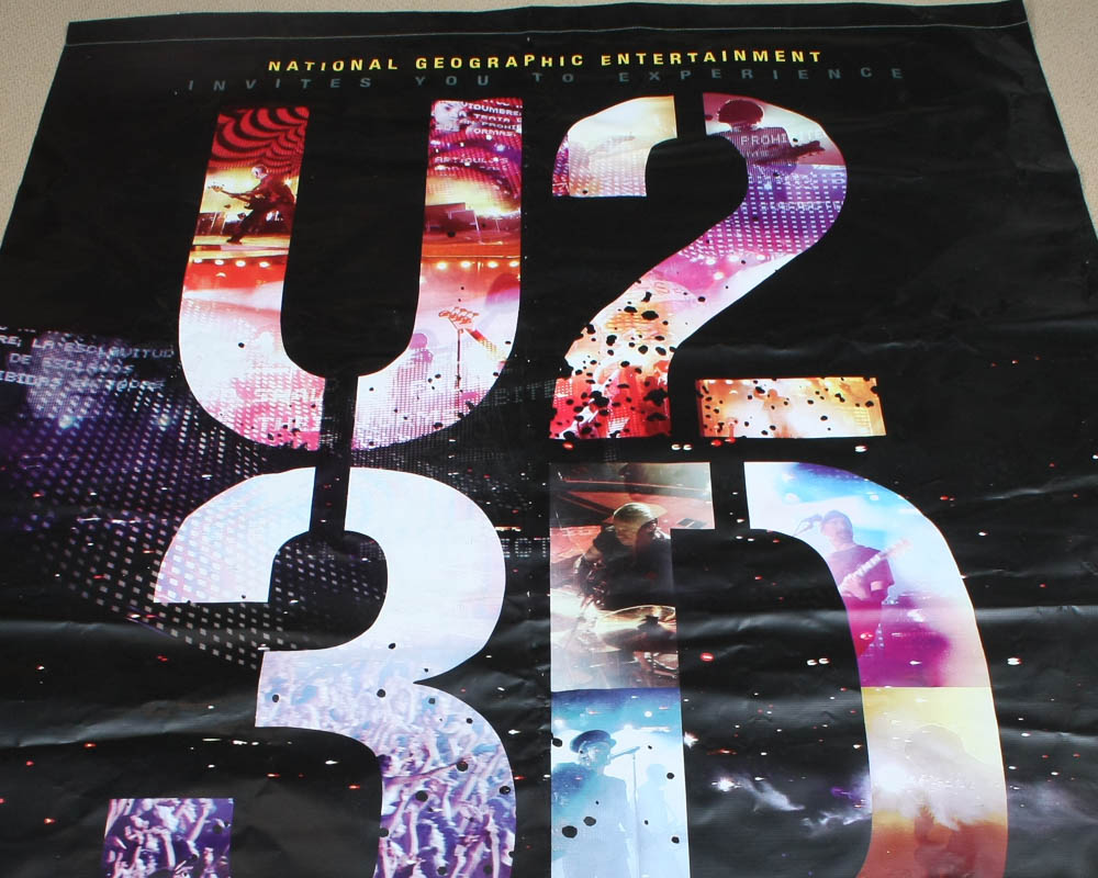 Oversize U2 3D Movie Poster