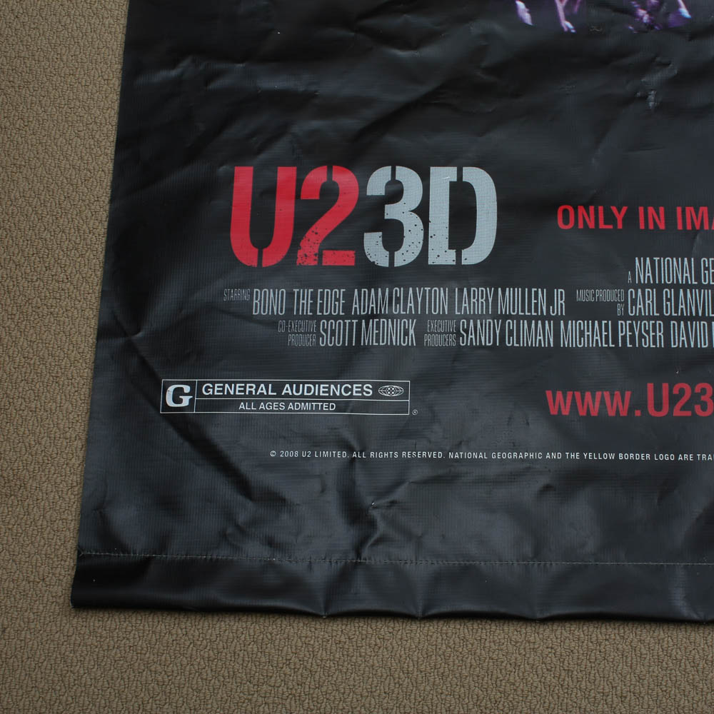 Oversize U2 3D Movie Poster